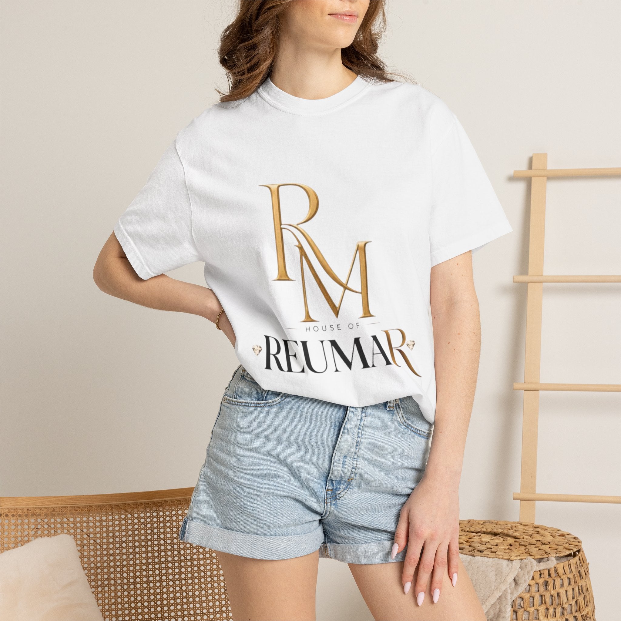 Refined Logo T-Shirt — "House of Reumar" Luxury Graphic Tee