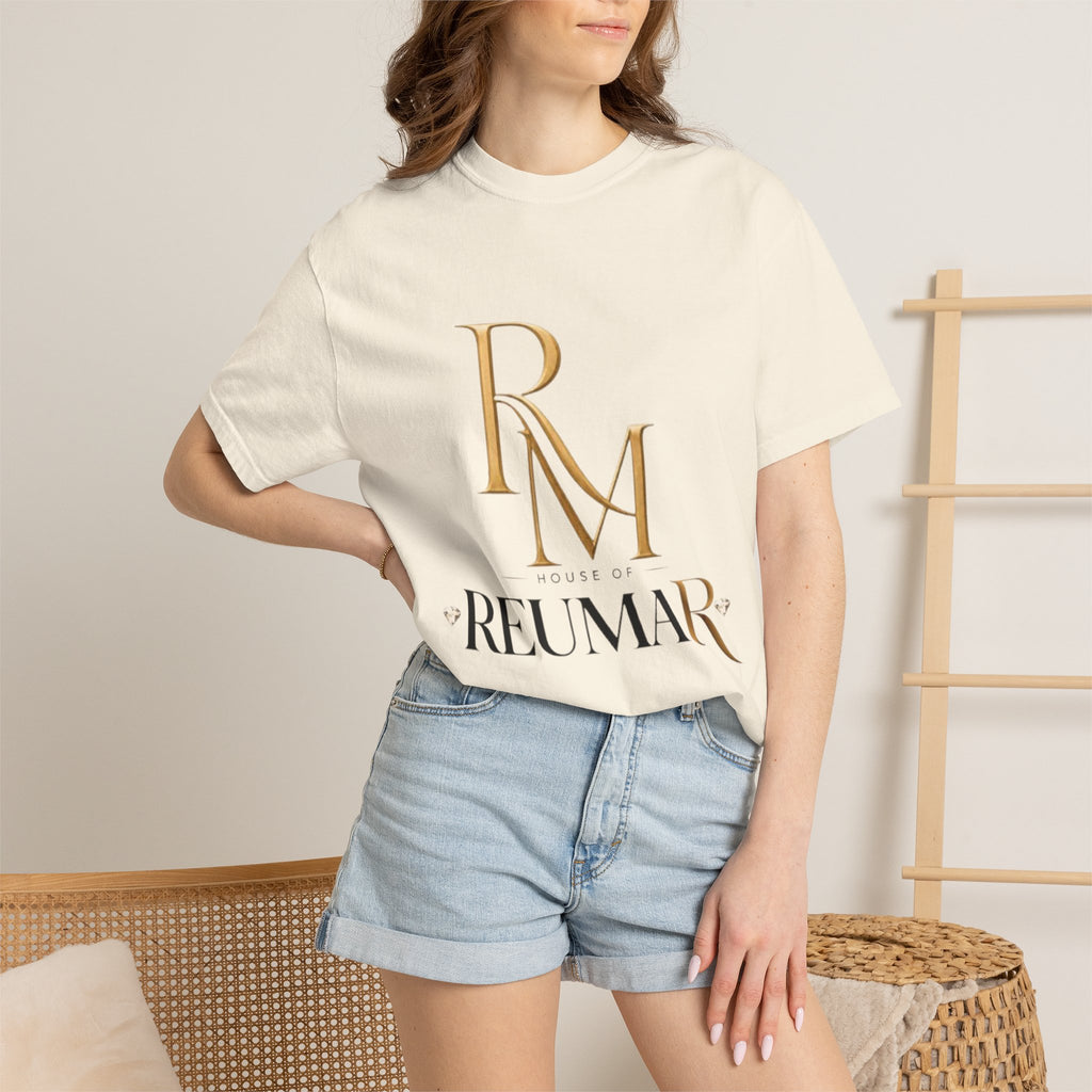Refined Logo T-Shirt — "House of Reumar" Luxury Graphic Tee