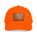 Leather Patch Baseball Cap - Monogram RM Reumay