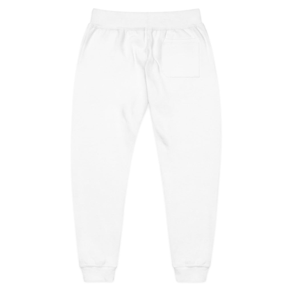 Embroidered Relaxed Sweatpants — Minimal Gold Monogram Lounge Joggers