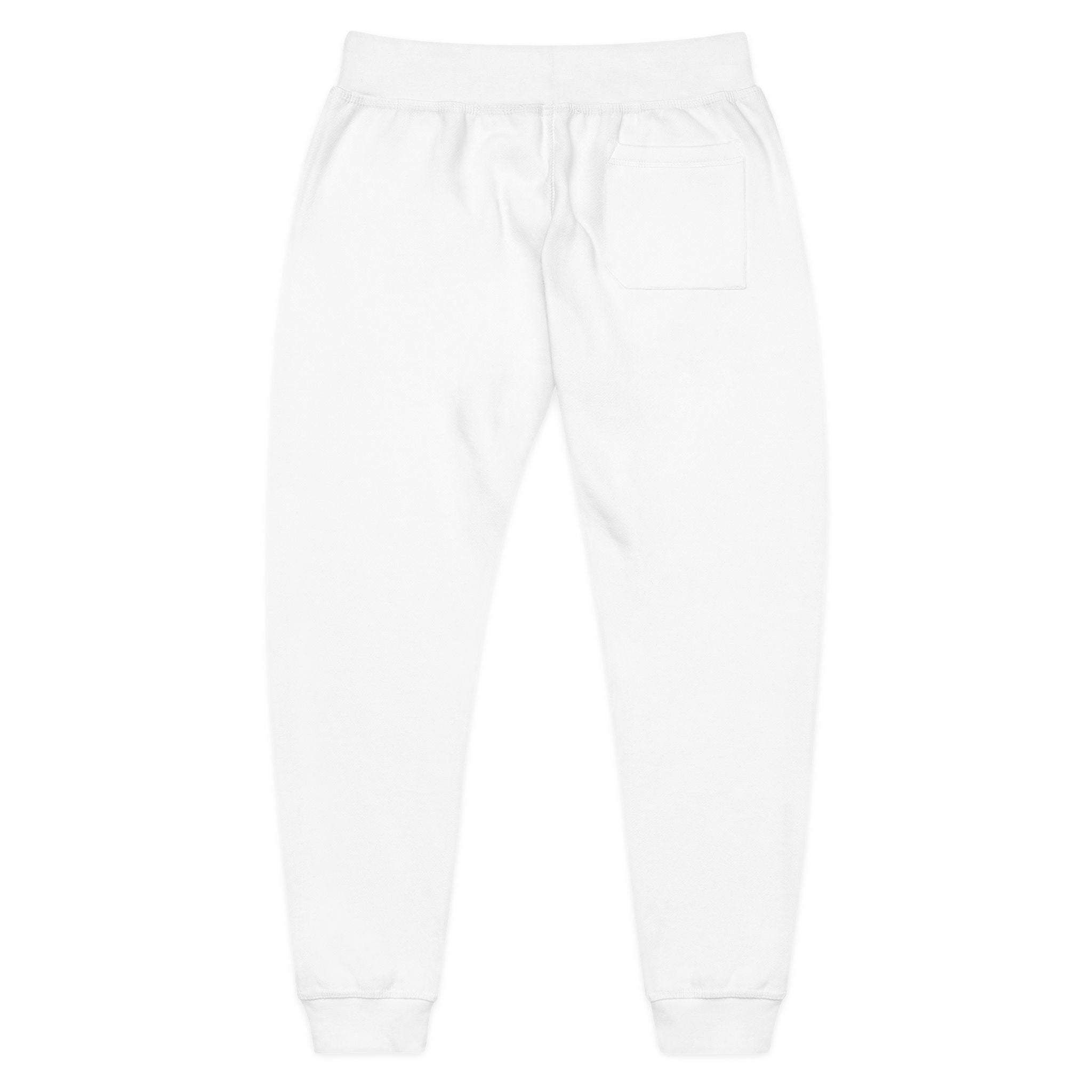 Embroidered Relaxed Sweatpants — Minimal Gold Monogram Lounge Joggers