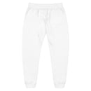 Embroidered Relaxed Sweatpants — Minimal Gold Monogram Lounge Joggers