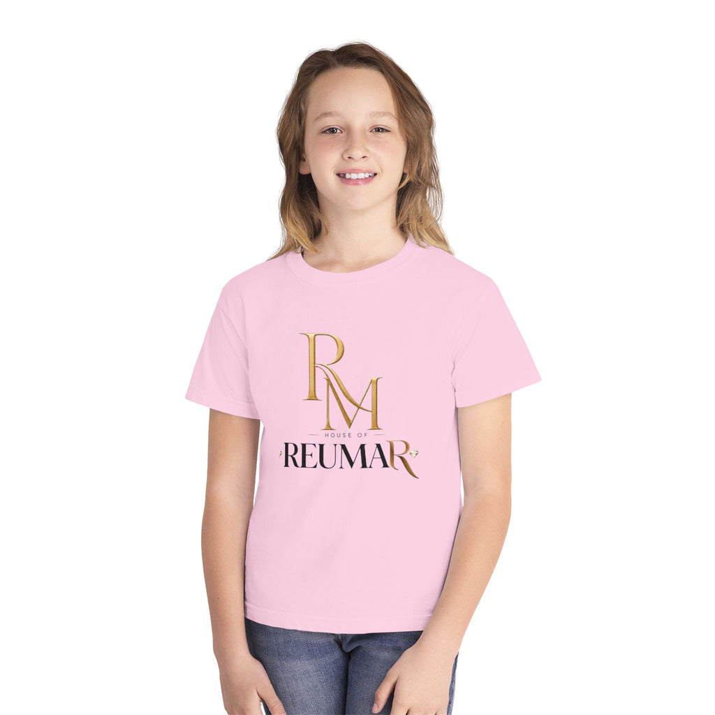 Youth Tee — Reumar Logo Front & "Thank You" Sunburst Back