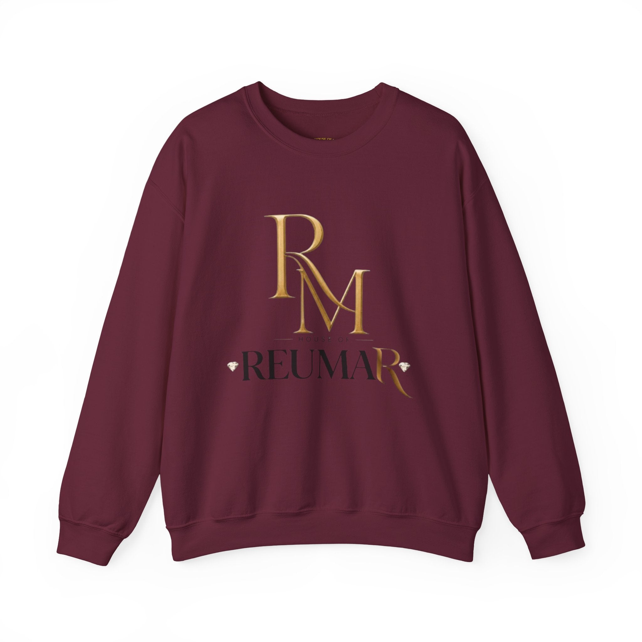 Crewneck Sweatshirt – Reumar Luxury Logo & "The Art of Refinement"