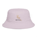 Bucket Hat — RM Reimay Gold Monogram Embroidered Logo