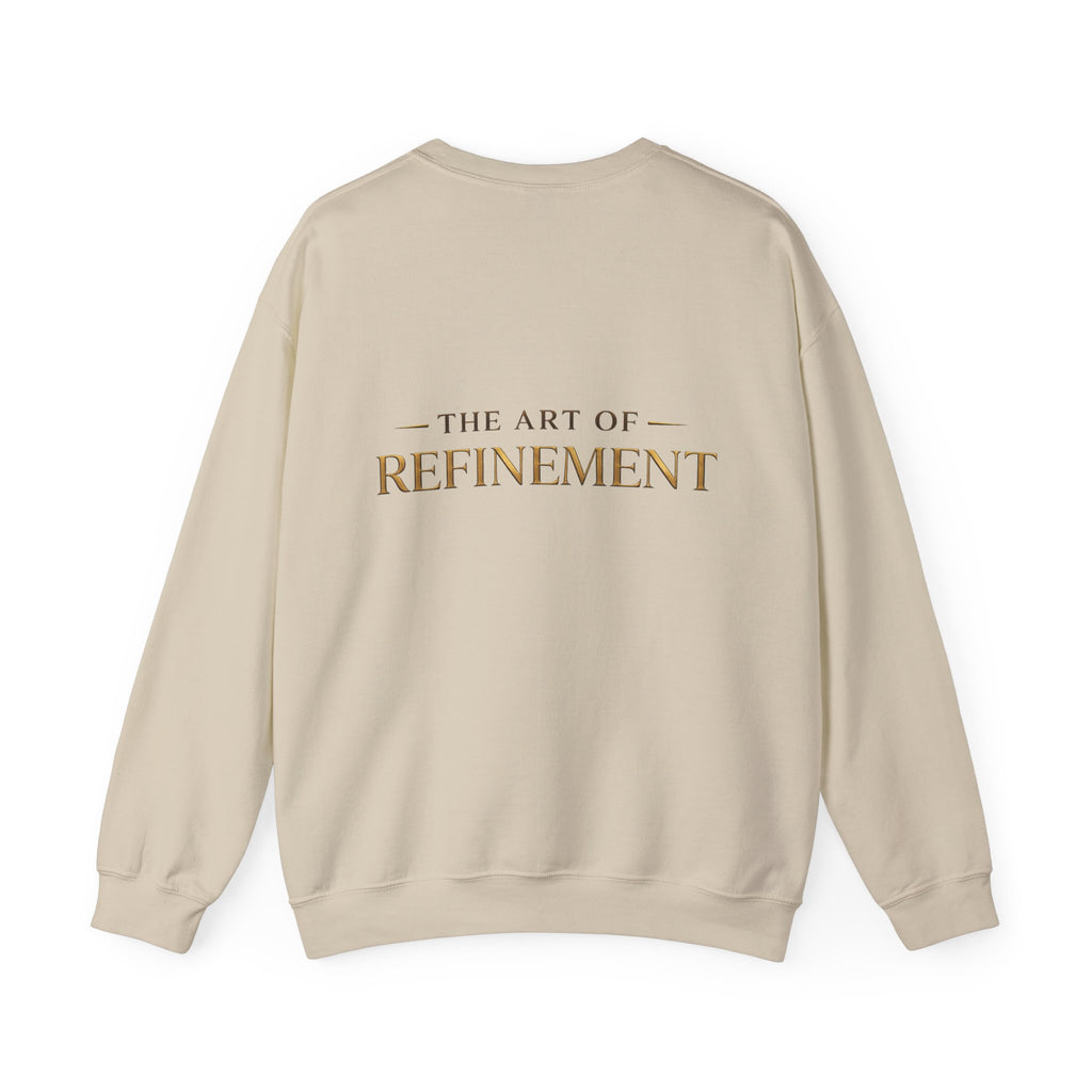 Crewneck Sweatshirt – Reumar Luxury Logo & "The Art of Refinement"