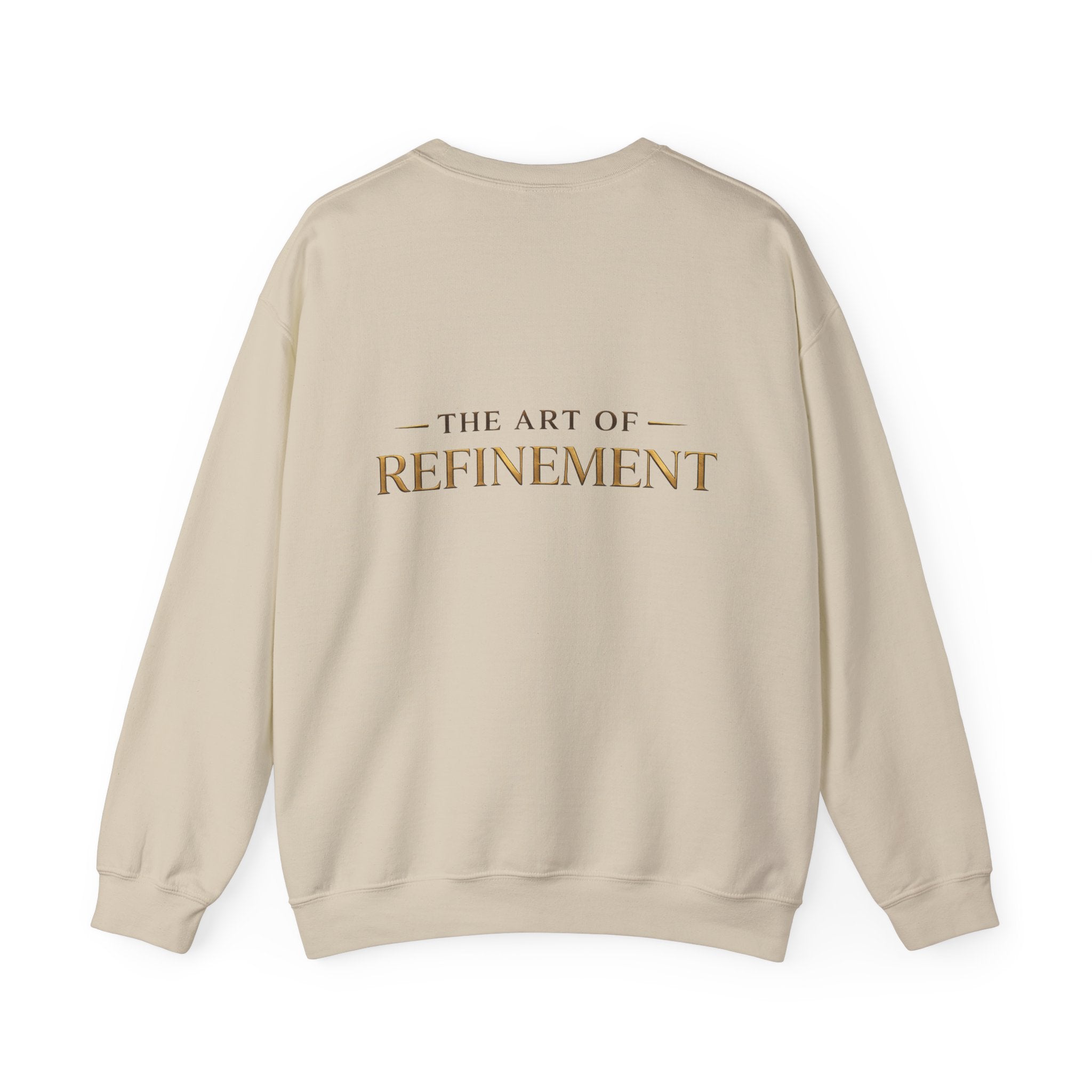Crewneck Sweatshirt – Reumar Luxury Logo & "The Art of Refinement"