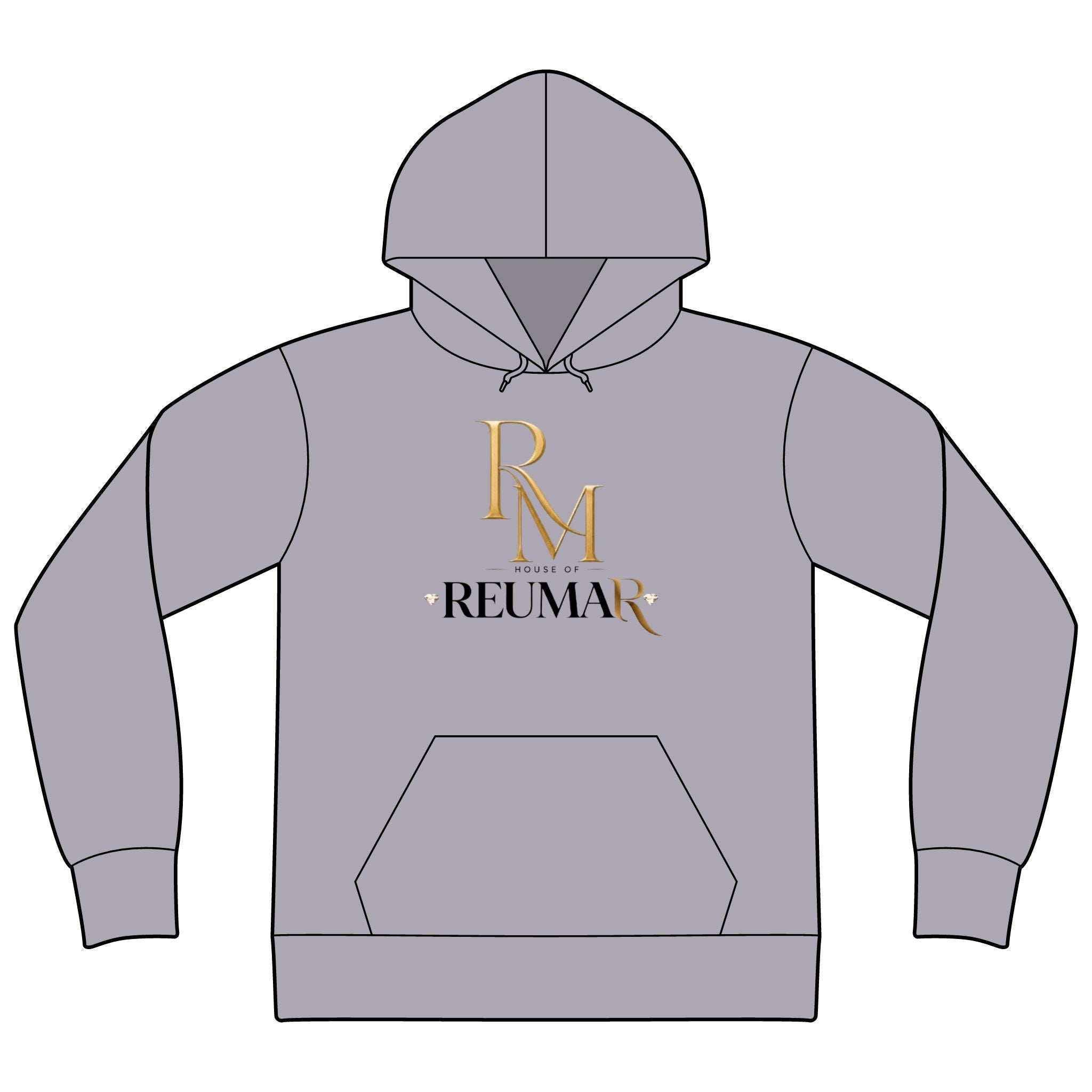 House of Reumar RM Logo Hoodie — Luxury Monogram Streetwear