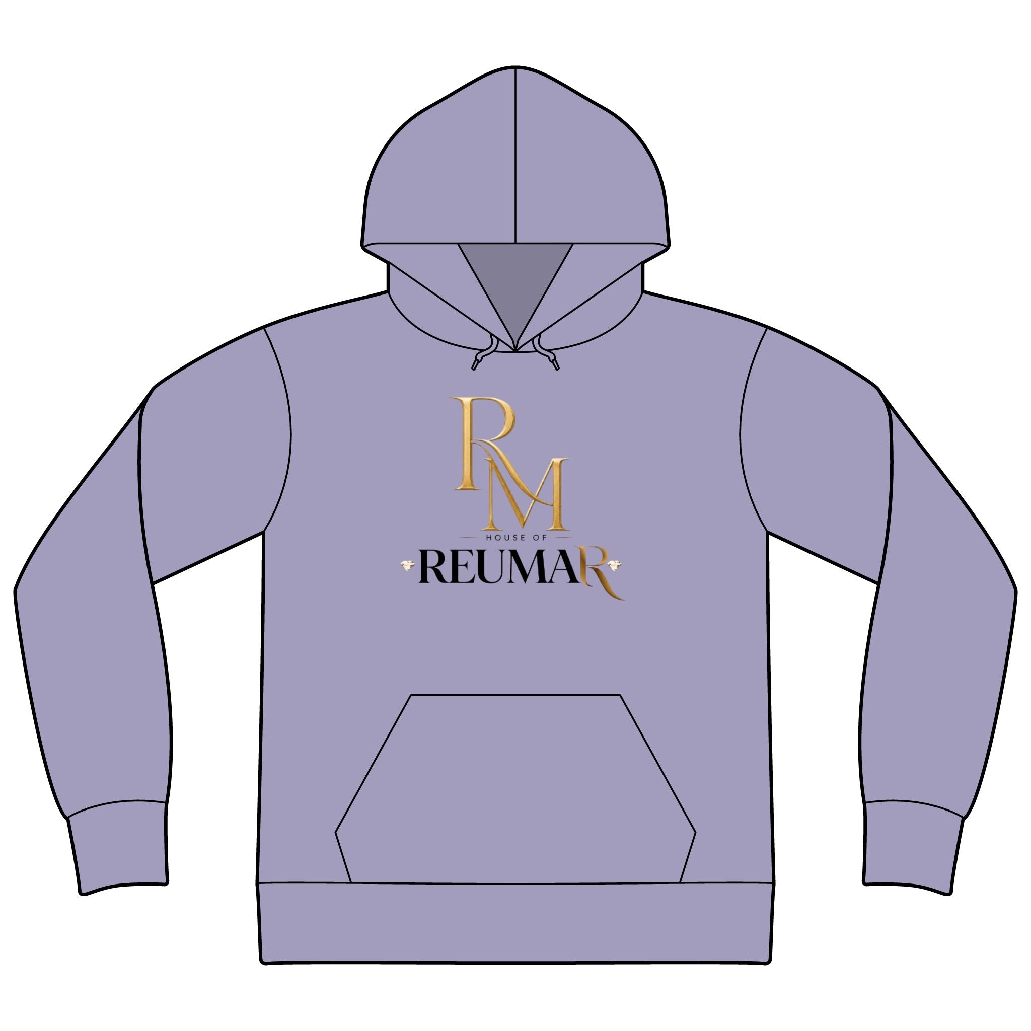 House of Reumar RM Logo Hoodie — Luxury Monogram Streetwear