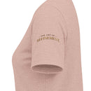 Women's V-Neck Tee — 'Reumar' Gold Monogram Logo