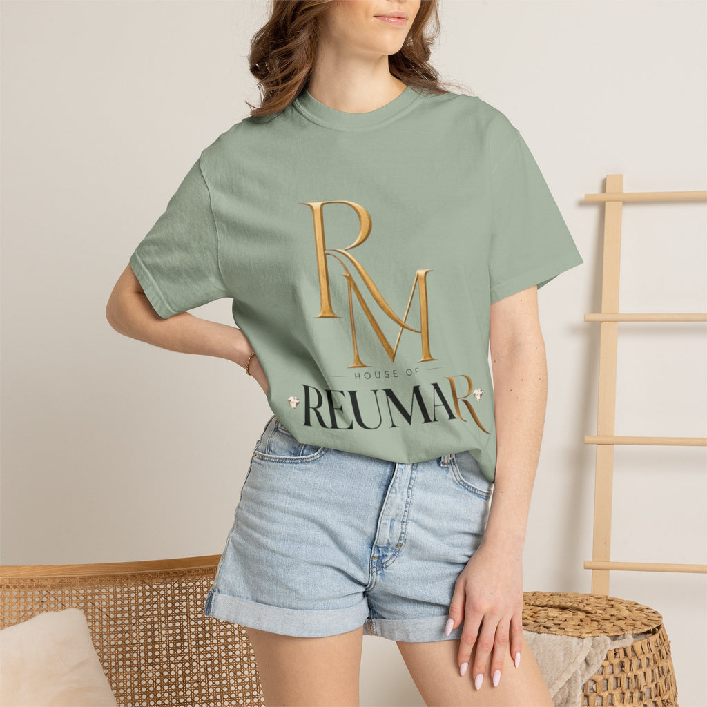 House of Reumar 'RM' Logo T‑Shirt — The Art of Refinement Crew Tee