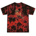 Tie-Dye Logo Tee — House of Reumar Red & Black Crystal Pattern