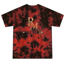 Tie-Dye Logo Tee — House of Reumar Red & Black Crystal Pattern