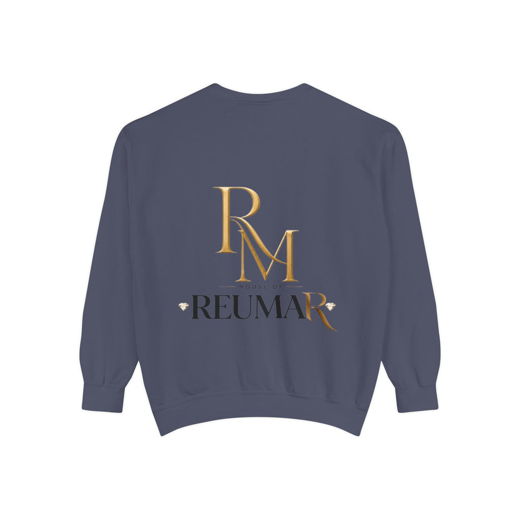 Refinement Logo Sweatshirt — "The Art of Refinement" Garment-Dyed Crewneck