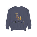 Refinement Logo Sweatshirt — "The Art of Refinement" Garment-Dyed Crewneck