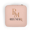 Travel Jewelry Case – Compact Pink Jewelry Organizer with Ring & Earring Compartments