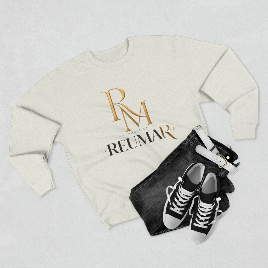 Progress Over Perfection Crewneck Sweatshirt — Reumar Monogram Casual Pullover