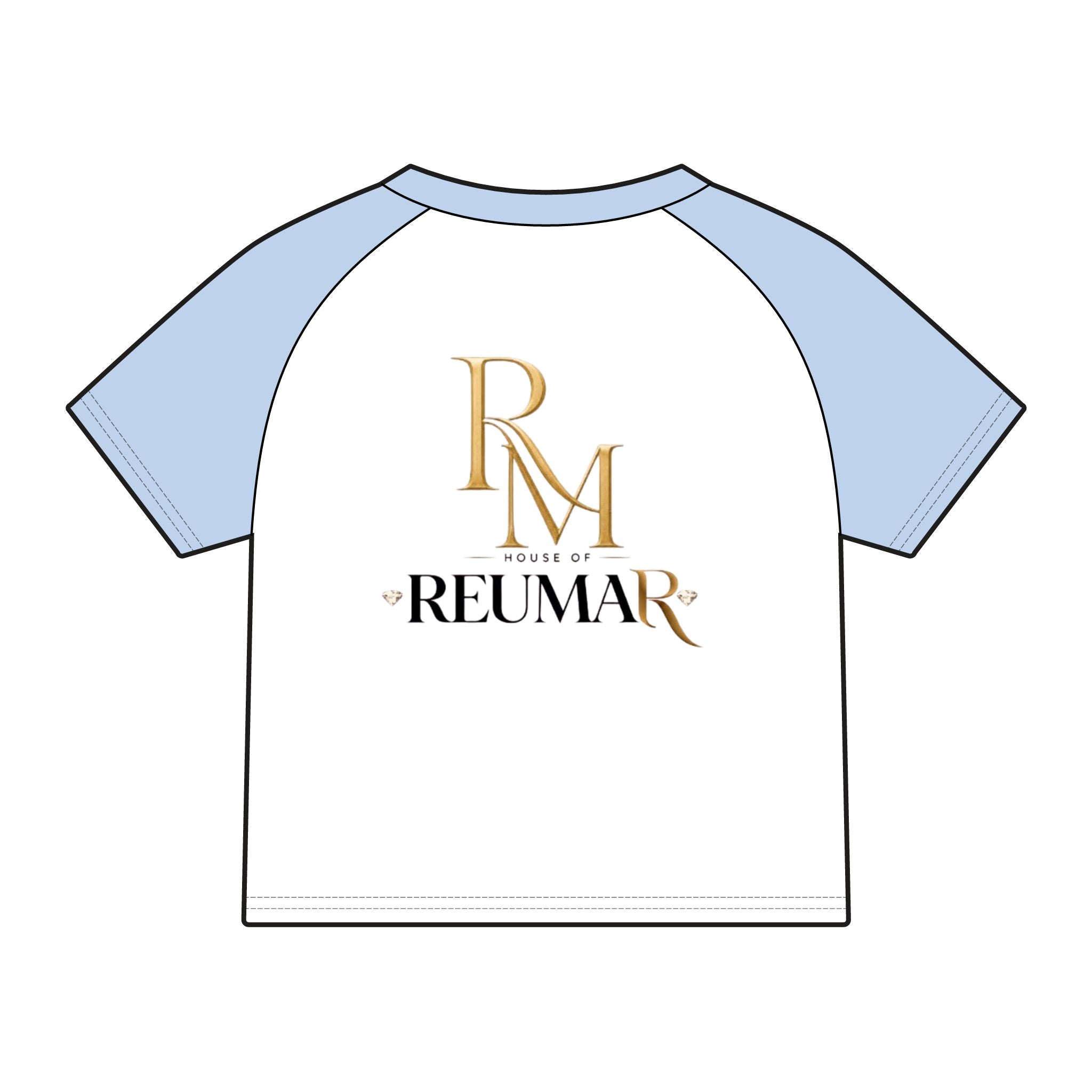 House of Reumar Raglan Tee — Women's Micro Rib Baby Tee