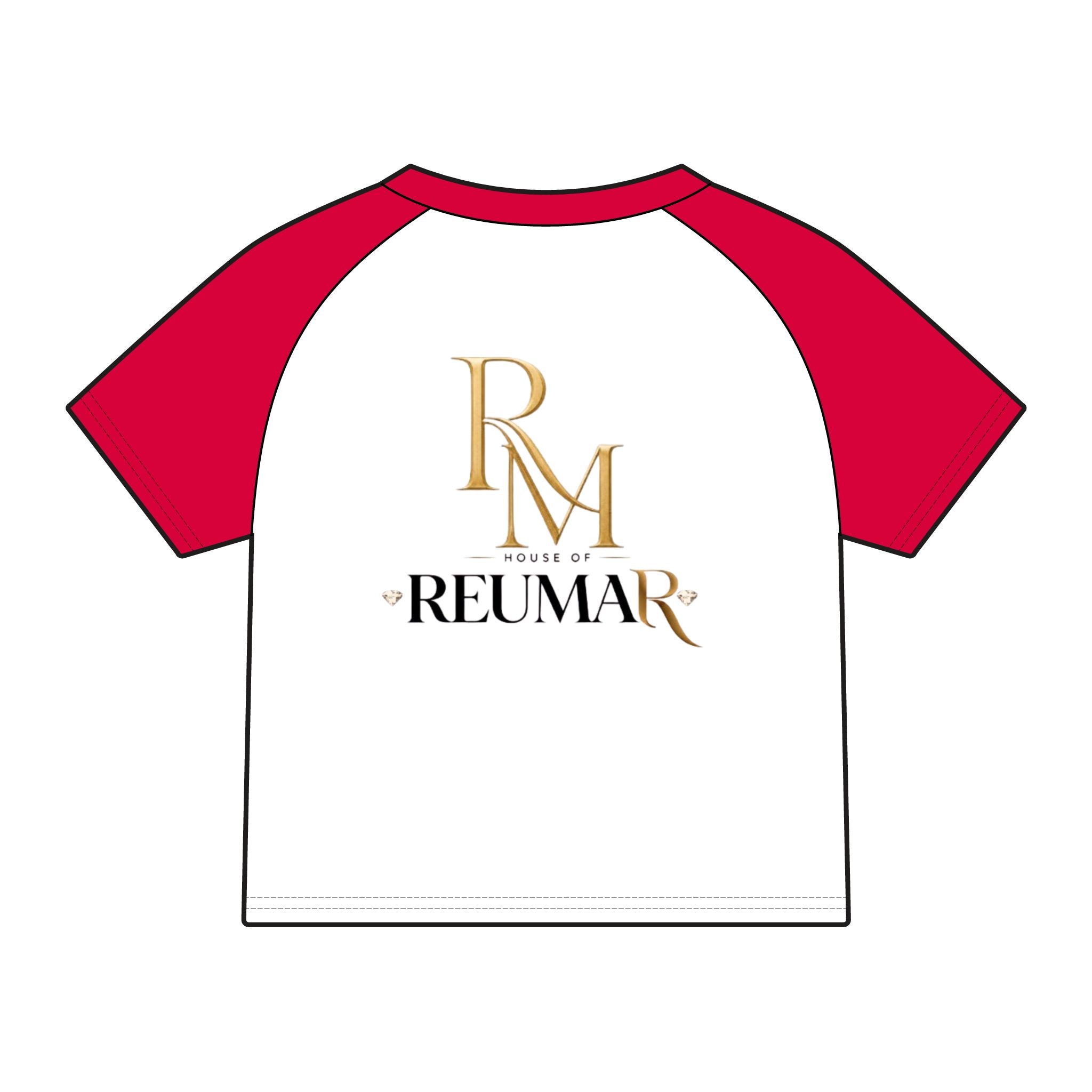 House of Reumar Raglan Tee — Women's Micro Rib Baby Tee