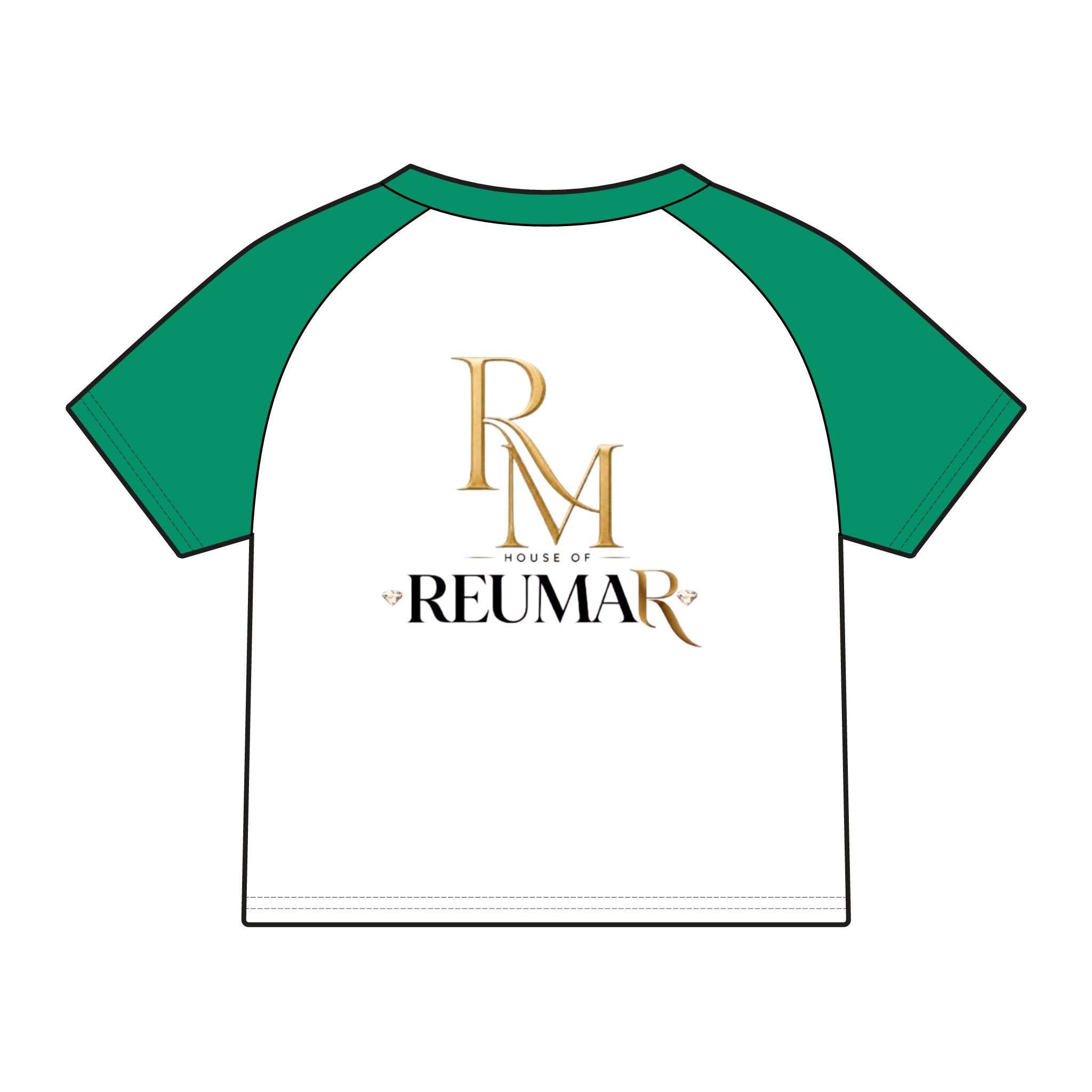 House of Reumar Raglan Tee — Women's Micro Rib Baby Tee