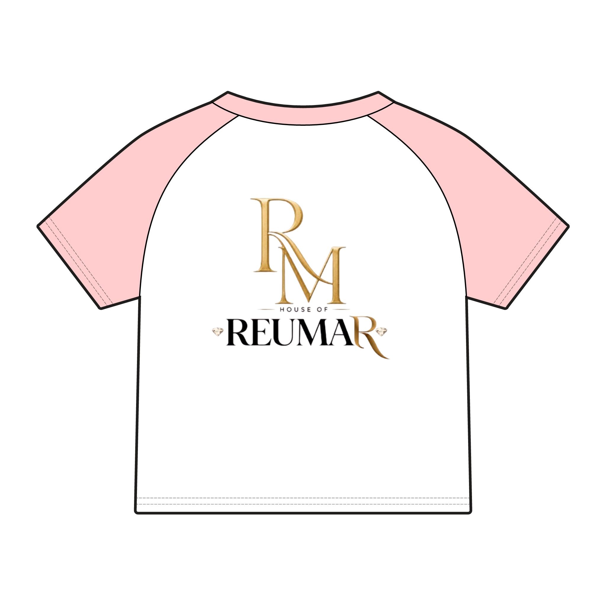 House of Reumar Raglan Tee — Women's Micro Rib Baby Tee