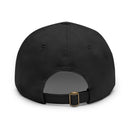 Leather Patch Dad Hat — Embossed RM REUMAN Logo Baseball Cap