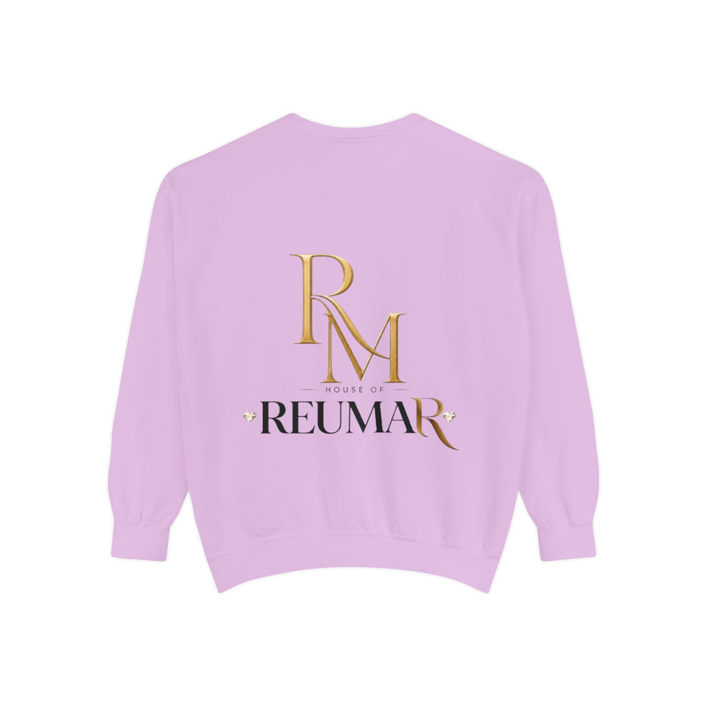 Refinement Logo Sweatshirt — "The Art of Refinement" Garment-Dyed Crewneck