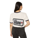 Reumar Gold Monogram Ringer T-Shirt — Vintage Racing Night Back Print