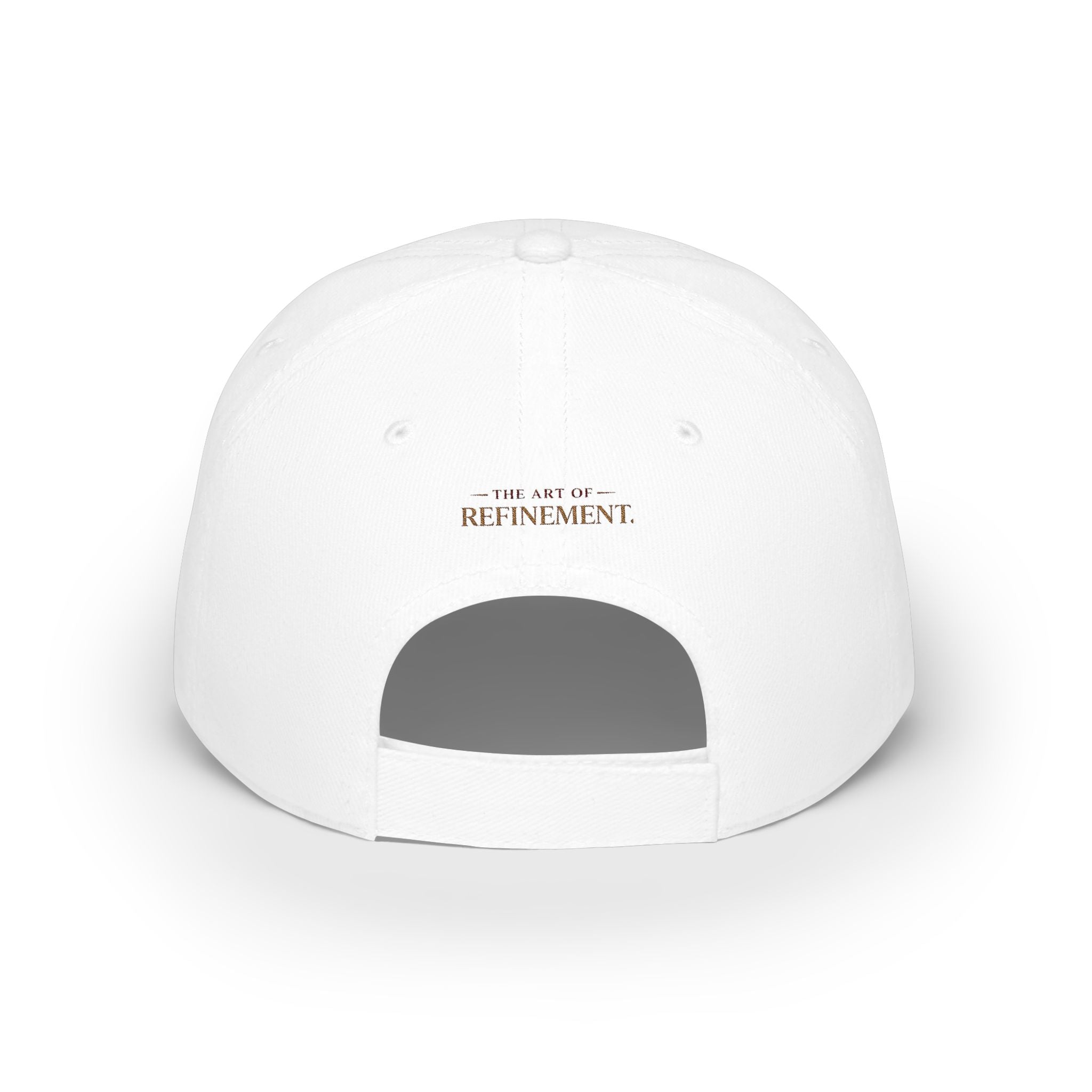 House of Reumar Red Low Profile Baseball Cap — Embroidered Logo Hat