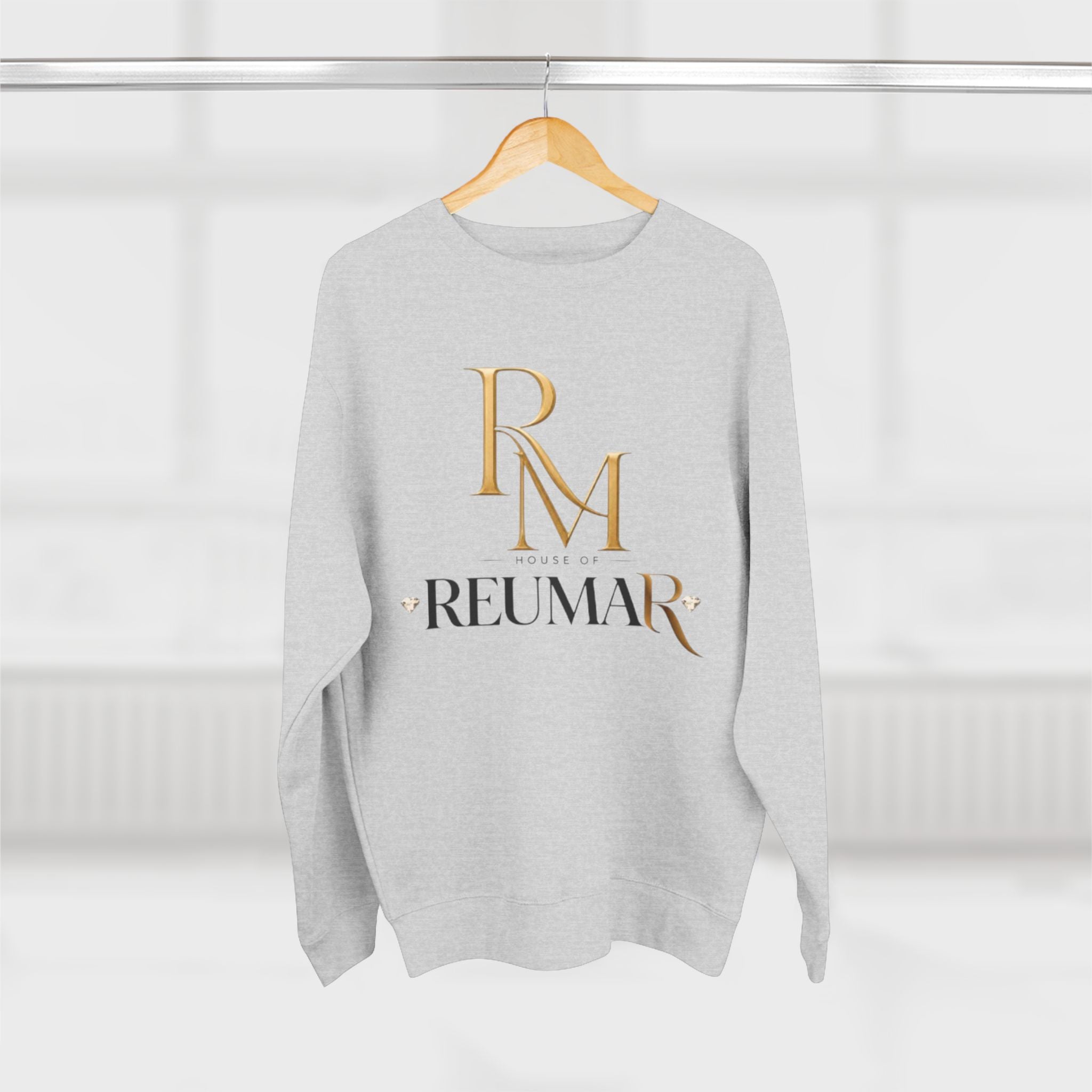Progress Over Perfection Crewneck Sweatshirt — Reumar Monogram Casual Pullover