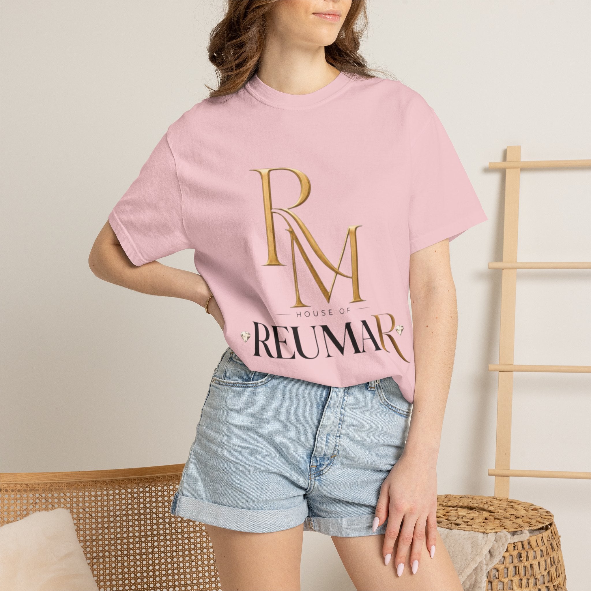 House of Reumar 'RM' Logo T‑Shirt — The Art of Refinement Crew Tee