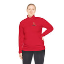 Quarter-Zip Pullover — Gold 'RM Reumar' Logo Embroidered Sweatshirt
