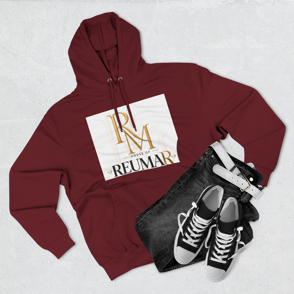 Art Lover Boutique Fleece Hoodie – 'House of Reumar' Designer Logo Pullover