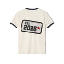 Reumar Gold Monogram Ringer T-Shirt — Vintage Racing Night Back Print
