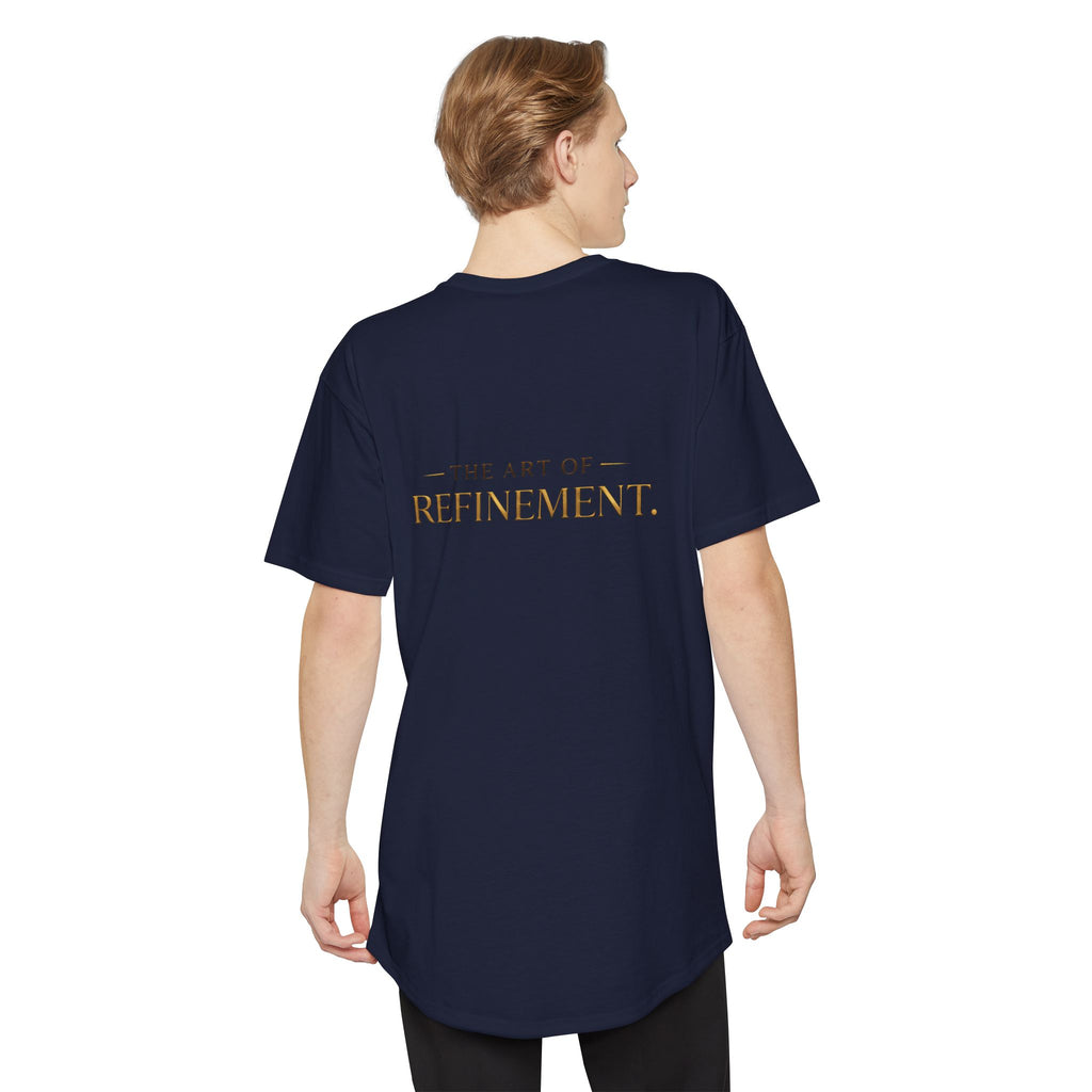 Long Body Tee — "Reumar" Logo & "The Art of Refinement" Graphic