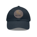 Leather Patch Dad Hat — Embossed RM REUMAN Logo Baseball Cap
