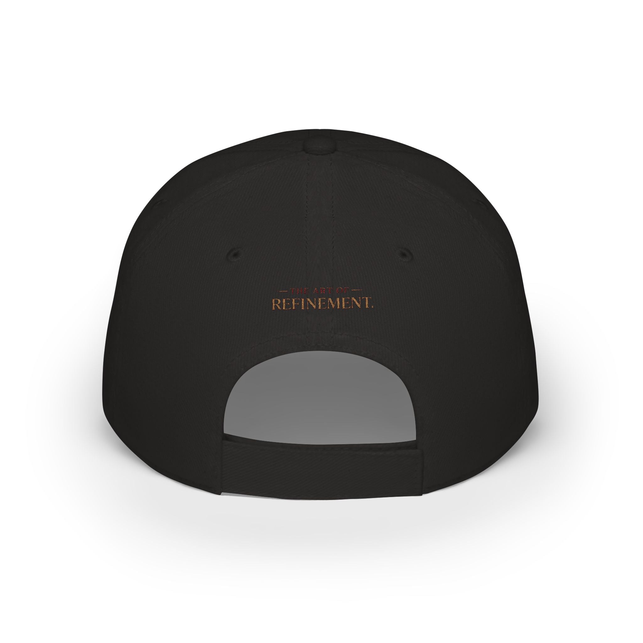 House of Reumar Red Low Profile Baseball Cap — Embroidered Logo Hat