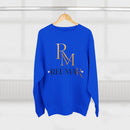Progress Over Perfection Crewneck Sweatshirt — Reumar Monogram Casual Pullover