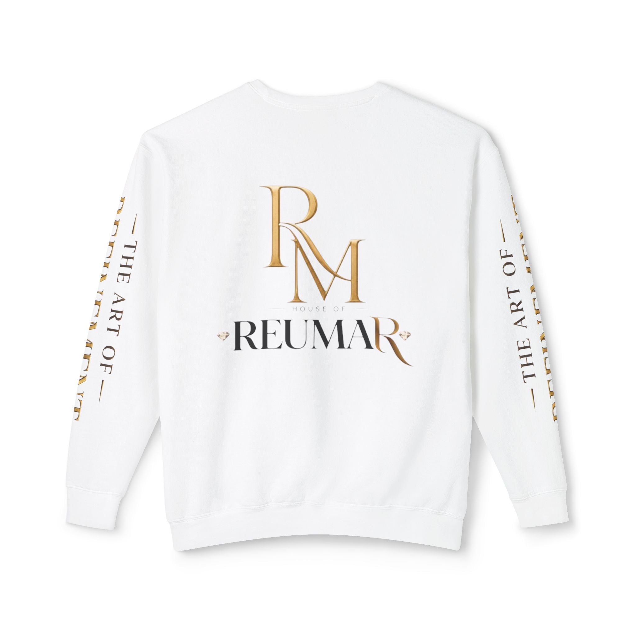 Reumar Gold Monogram Crewneck Sweatshirt