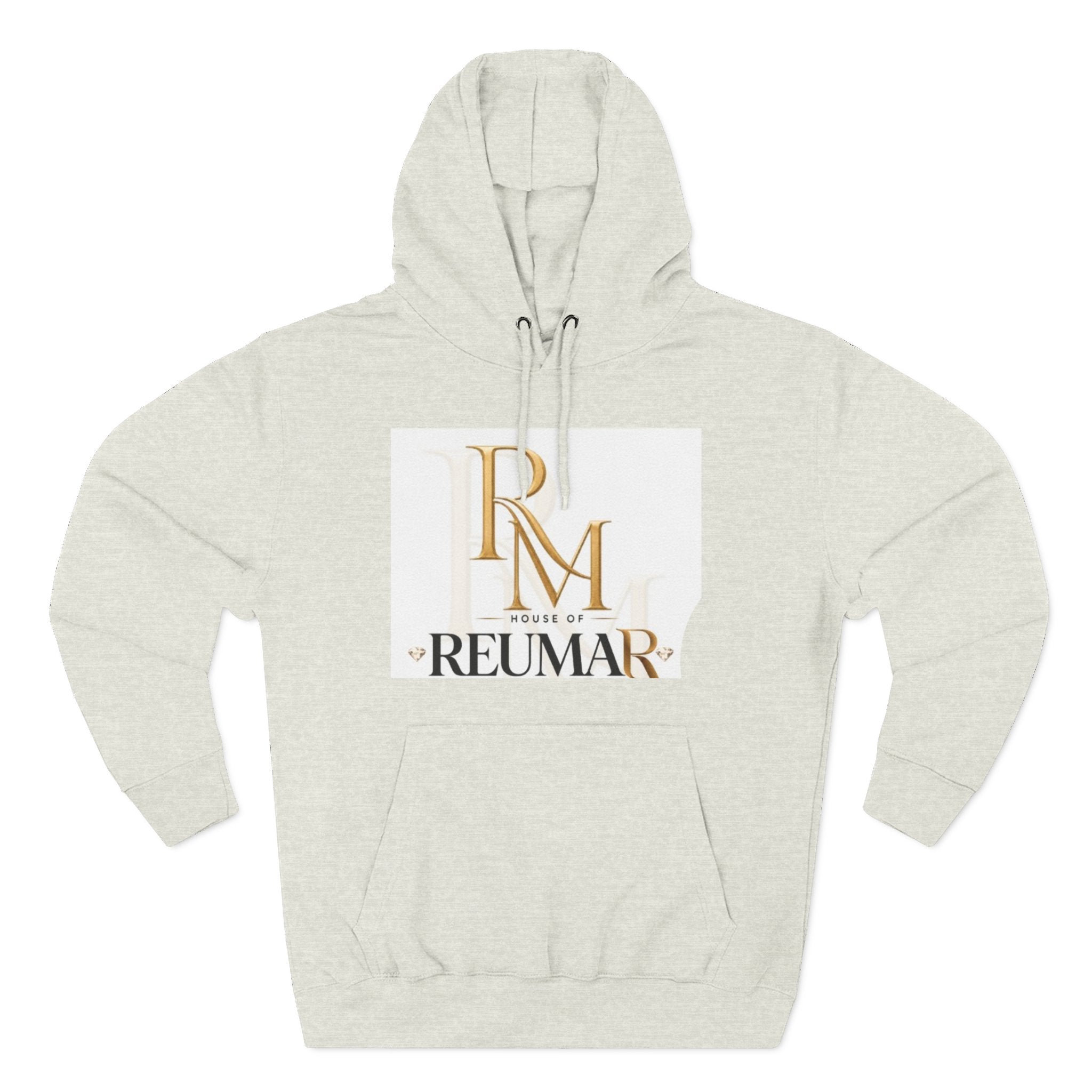 Art Lover Boutique Fleece Hoodie – 'House of Reumar' Designer Logo Pullover