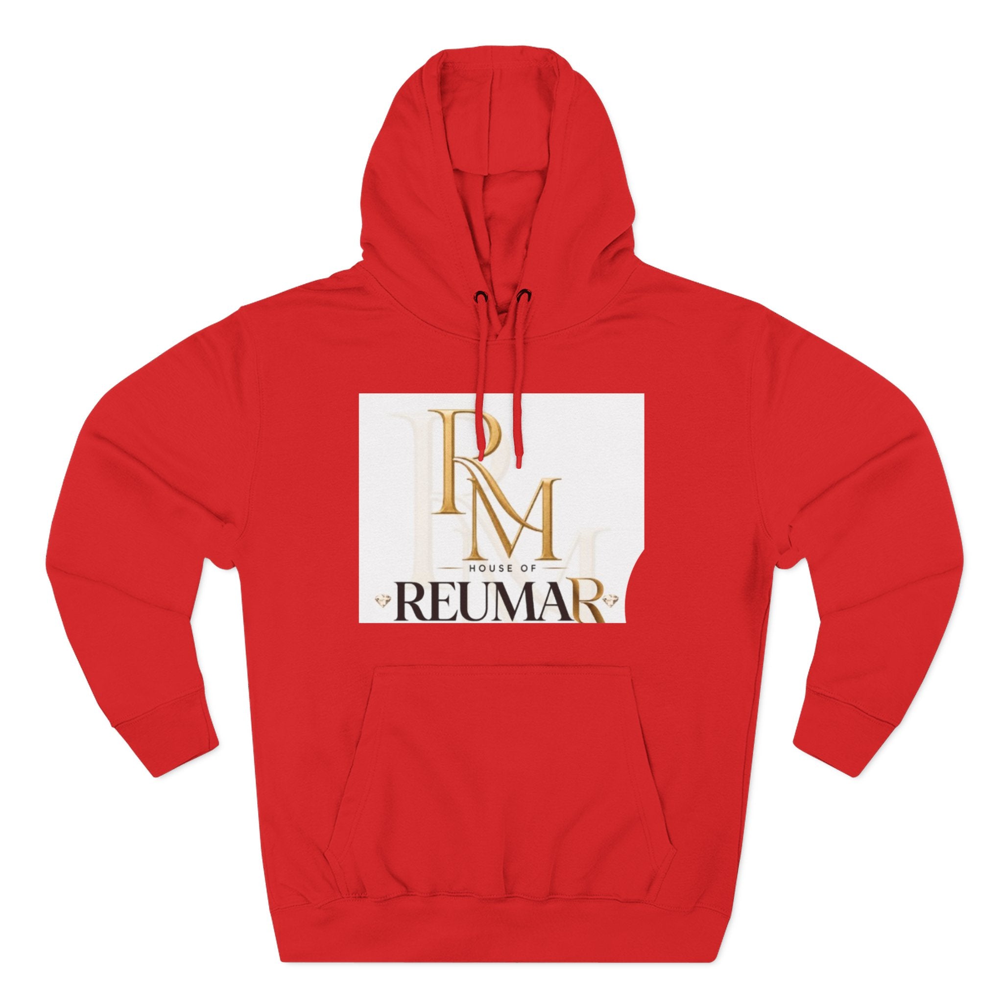 Art Lover Boutique Fleece Hoodie – 'House of Reumar' Designer Logo Pullover