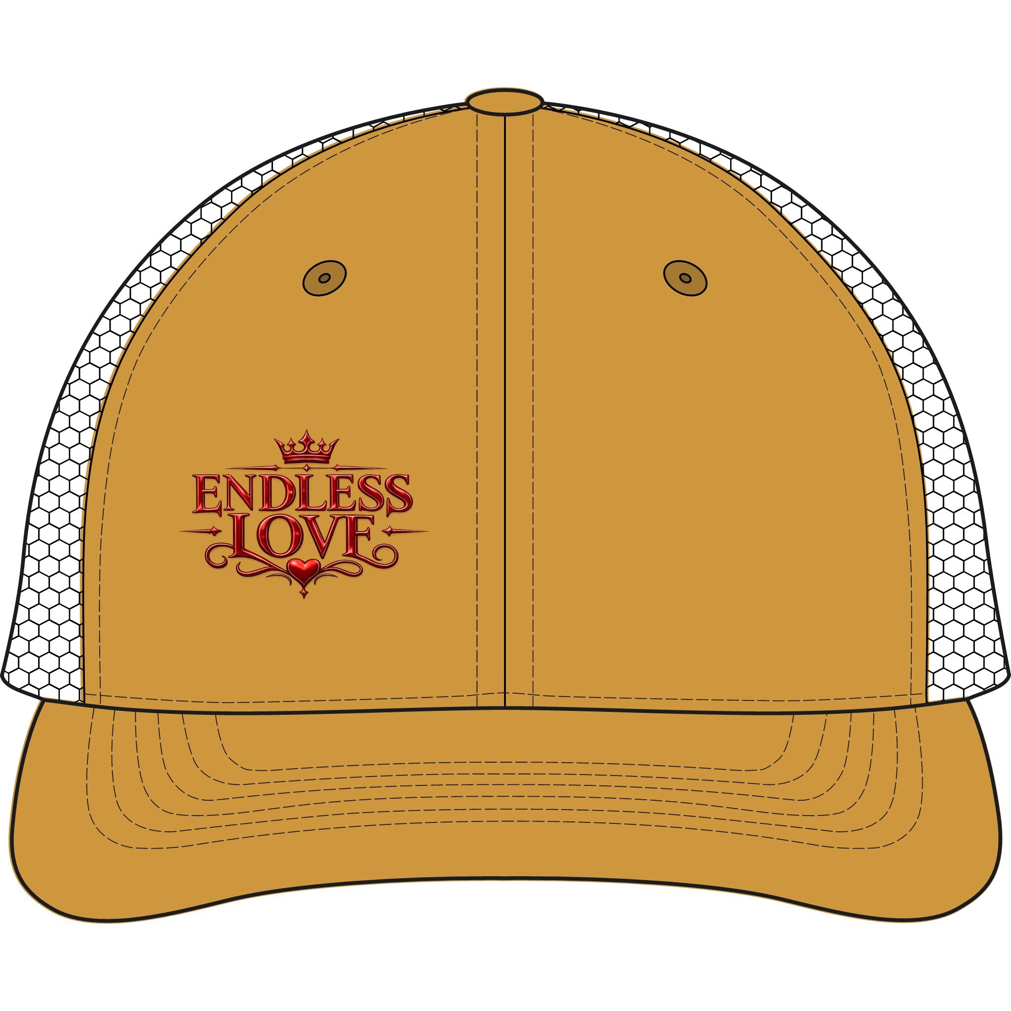 Endless Love Embroidered Trucker Cap