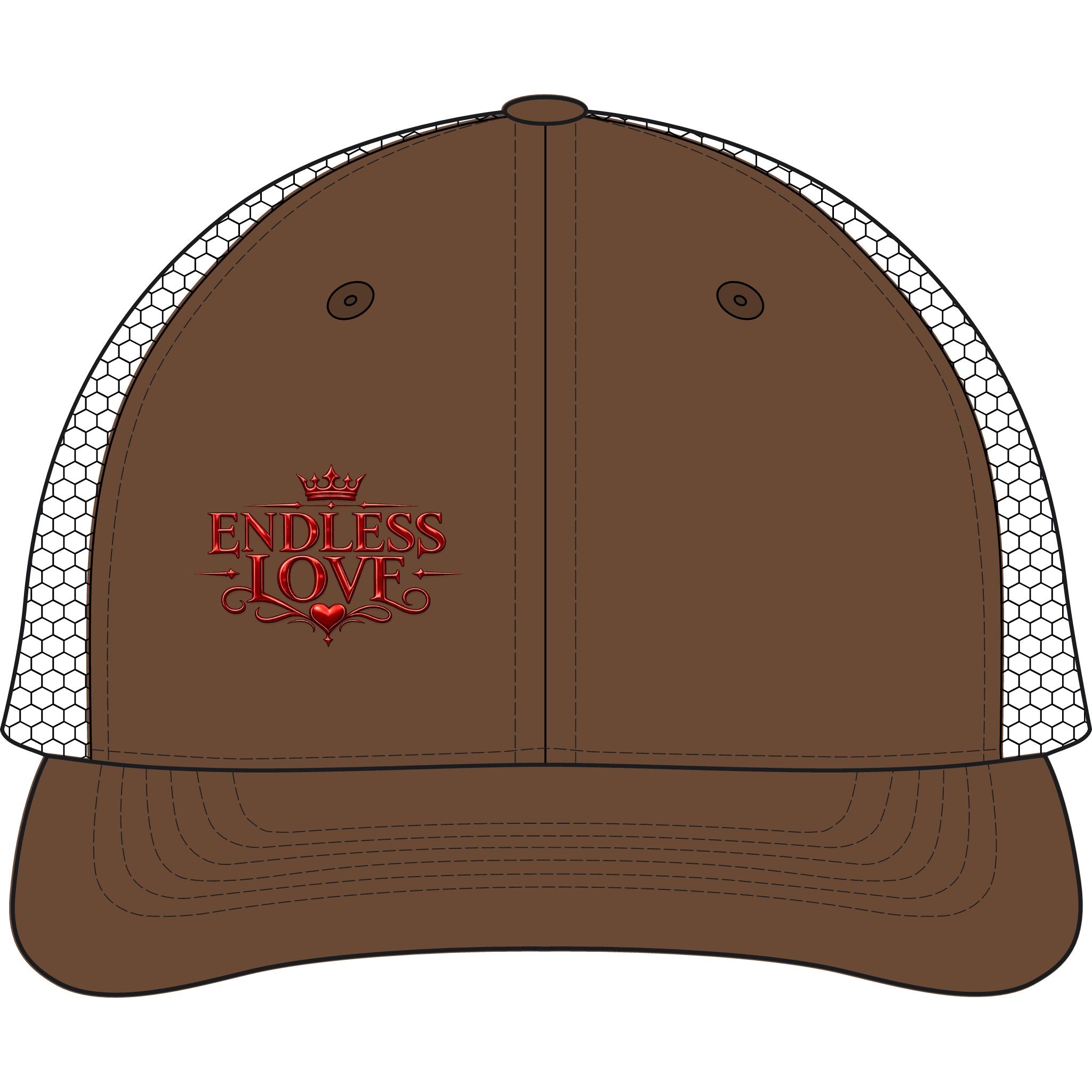 Endless Love Embroidered Trucker Cap