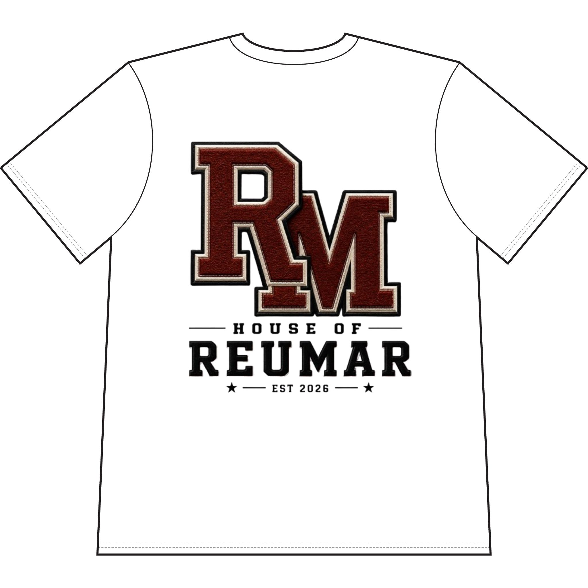 House of Reumar Logo T-Shirt — Gold Crest Graphic Tee