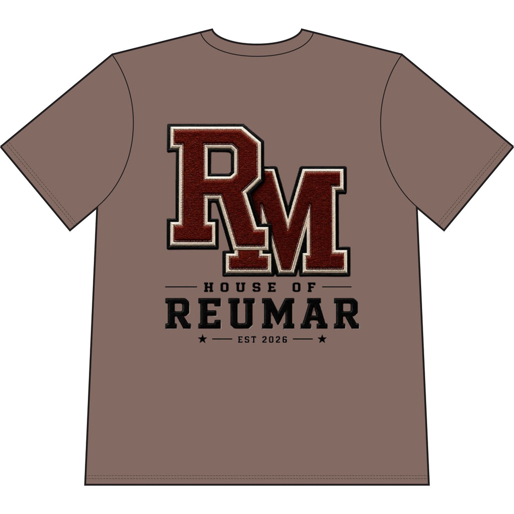 House of Reumar Logo T-Shirt — Gold Crest Graphic Tee