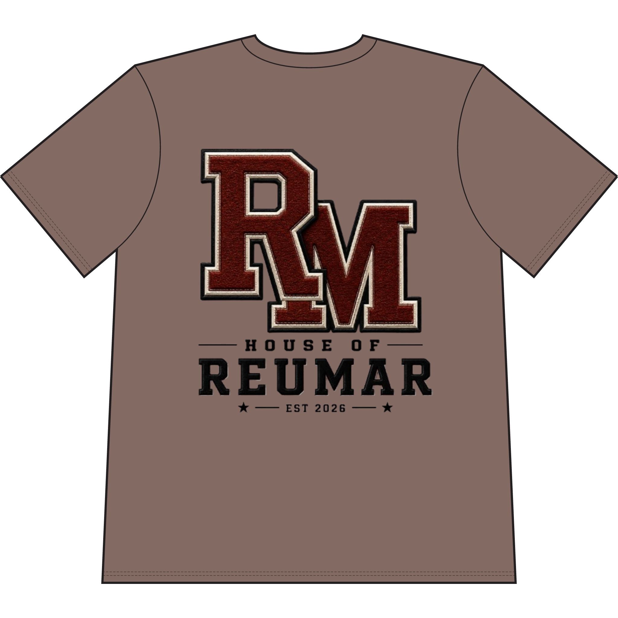 House of Reumar Logo T-Shirt — Gold Crest Graphic Tee
