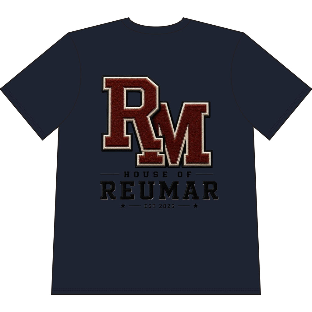 House of Reumar Logo T-Shirt — Gold Crest Graphic Tee