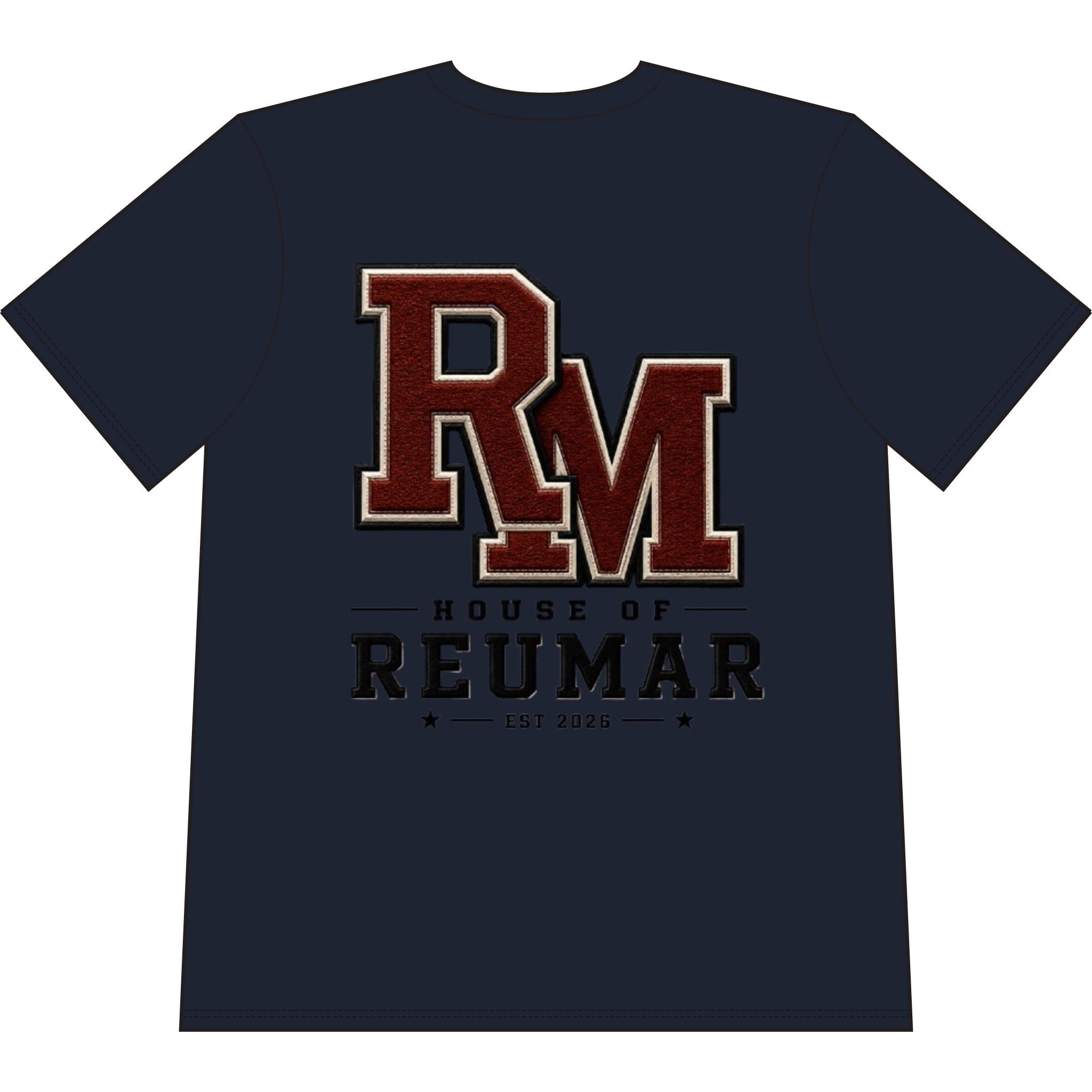 House of Reumar Logo T-Shirt — Gold Crest Graphic Tee