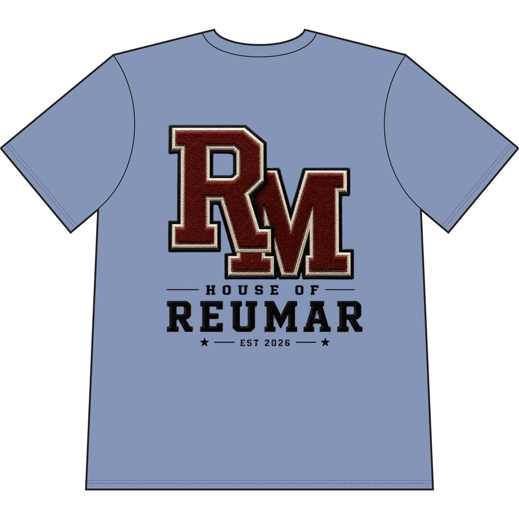 House of Reumar Logo T-Shirt — Gold Crest Graphic Tee