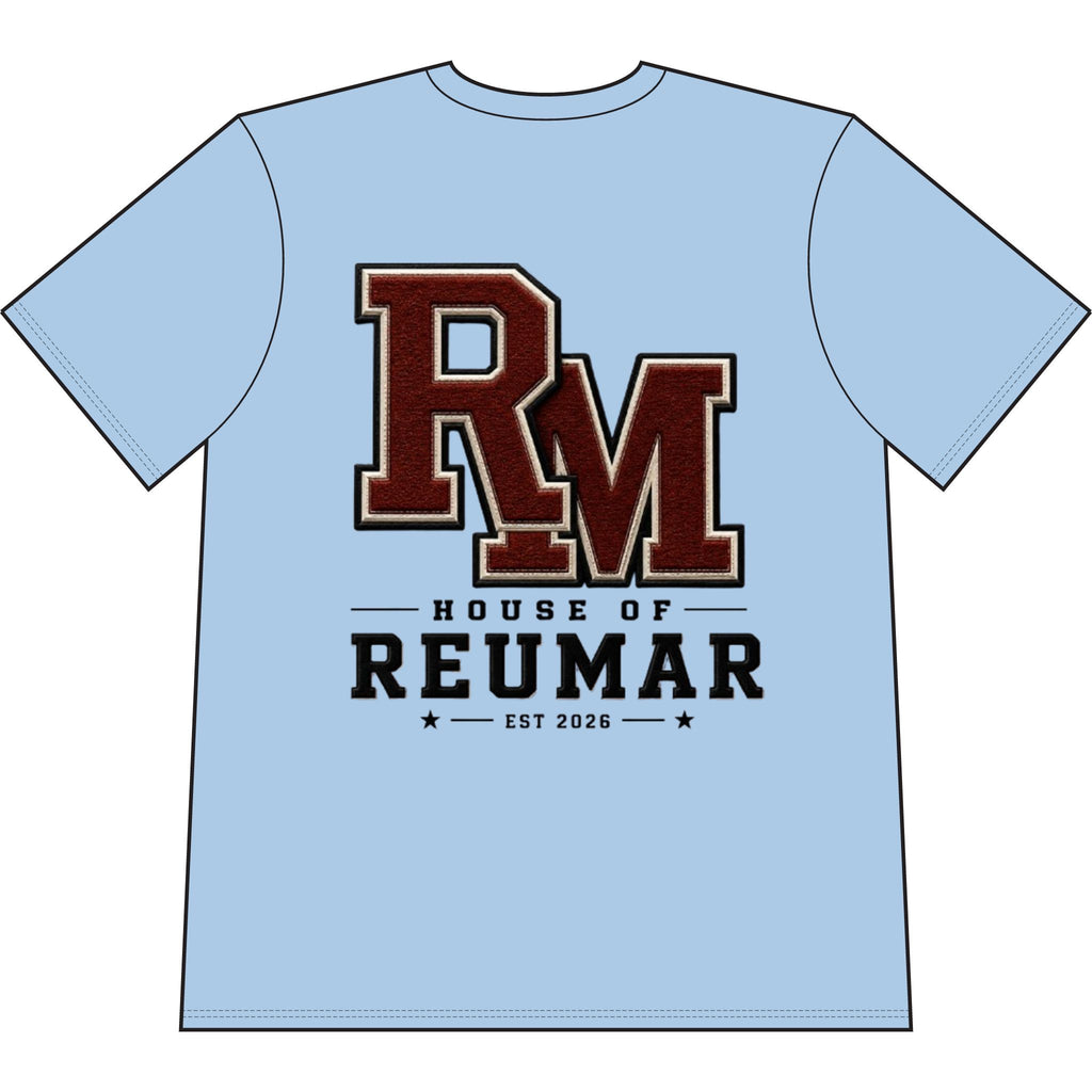 House of Reumar Logo T-Shirt — Gold Crest Graphic Tee